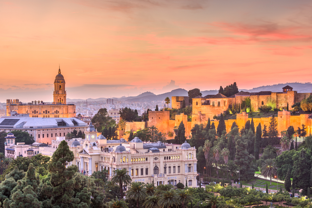Malaga old town